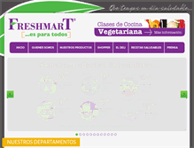Tablet Screenshot of freshmartpr.com